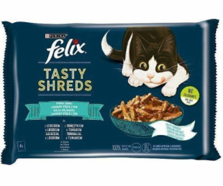 FELIX Tasty Shreds with salmon and tuna