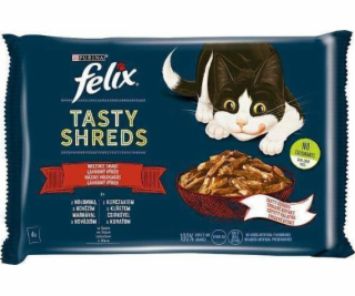 FELIX Tasty Shreds with beef and chicke