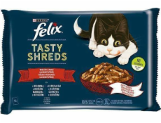 FELIX Tasty Shreds with beef and chicke