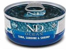 FARMINA N&D CAT OCEAN TUNA SARDINE&SHRI