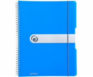 Herlitz Notebook A4/80K, kostkovaný, modrý (0011293065)