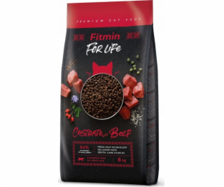 FITMIN For Life Castrate Beef - dry cat