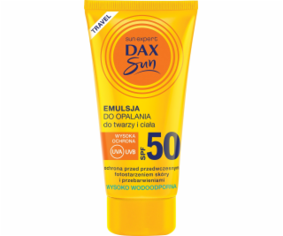 Dax Sun Sunscreen emulze na obličej a tělo SPF 50 cestovn...