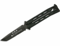 K25 Butterfly nůž K25 36215 Balisong Serr Black univerzální