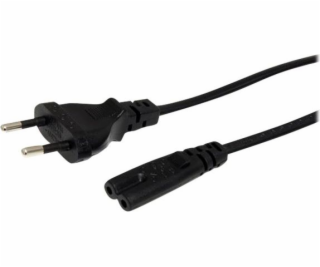 StarTech EU - C7 napájecí kabel, 1m, černý (PXTNB2SEU1M)