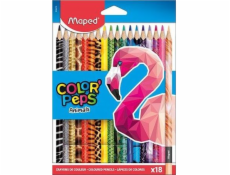 Pastelky Maped Colorpeps Animals 18 barev MAPED