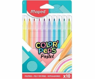 Mapované fixy Colopeps Pastel 10 barev