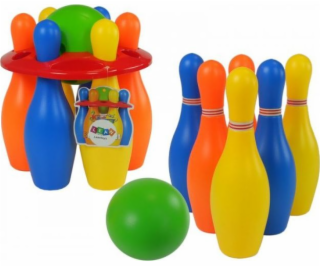 LEANToys Bowling Set 6 ks Barevné 26 cm