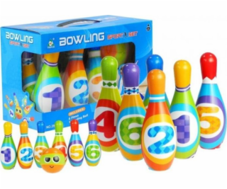 Pěnové bowlingové mísy LEANToys s čísly pro batolata