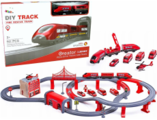 Import leantoys Set Town Hasiči Červený vlak 203 km/h