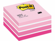 Post-it SAMOLEPÍCÍ KOSTKA POST-IT RŮŽOVÝ AKVAREL 76 X 76 MM 450 listů