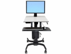 ERGOTRON WorkFit-C, Single HD Sit-Stand Workstation,pojízdná, nastavitelná prac. stanice sezení/stání.