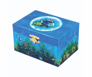 Trousselier Jewellery Music Box Rainbow Fish, Night Glow