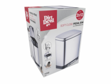 DIRT DEVIL Odpadkový koš na tříděný odpad 2 x 12 l tiché zavíráníED-249502