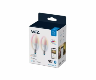 WiZ LED 2xE14 C37 8719514551336 RGB