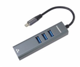 PREMIUMCORD Adaptér USB-C na Gigabit 10/100/1000Mbps + 3x...