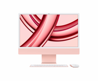 Apple iMac 24  M3 CZ Růžový (MQRT3CZ/A)