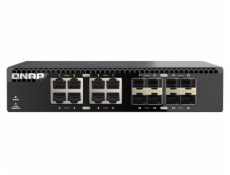 QNAP switch QSW-3216R-8S8T (8x 10G GbE porty + 8x 10G SFP+ porty, poloviční šířka)