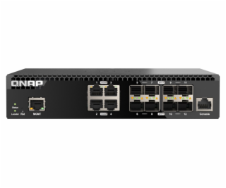 QNAP řízený switch QSW-M3212R-8S4T (4x 10GbE porty + 8x 1...