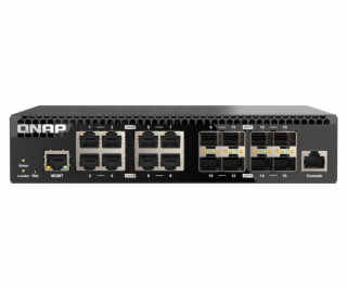 QNAP řízený switch QSW-M3216R-8S8T (8x 10GbE porty + 8x 1...