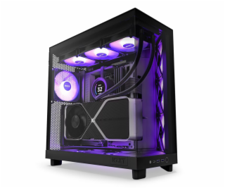 NZXT skříň H6 Flow RGB dvoukomorová / MidT / 3x120mm RGB ...