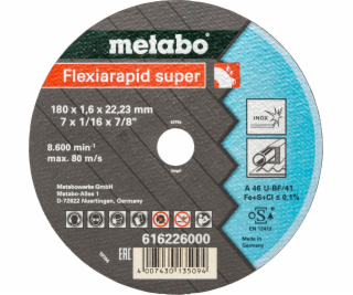 Metabo Flexiarapid super 180x1,6 x22,23 Inox