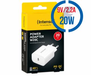 Intenso Power Adapter W20C white 1x USB-C 20W