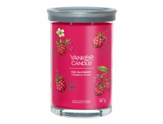 Svíčka ve skleněném válci Yankee Candle, Červená malina, 567 g