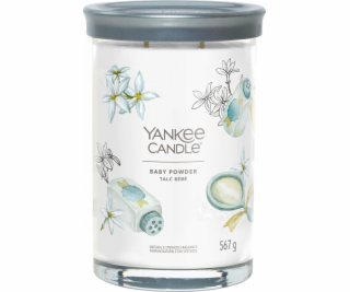 Svíčka ve skleněném válci Yankee Candle, Dětský pudr, 567 g