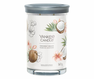 Svíčka ve skleněném válci Yankee Candle, Kokosová pláž, 5...