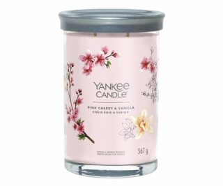 Svíčka ve skleněném válci Yankee Candle, Růžové třešně a ...