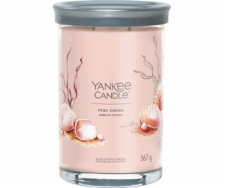 Svíčka ve skleněném válci Yankee Candle, Růžové písky, 567 g