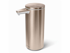 Simplehuman Bezdotykový dávkovač mýdla, 266 ml, Rose Gold ocel, dobíjecí