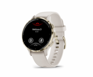 Garmin Venu® 3S, Nerezová luneta Soft Gold, pouzdro Ivory...