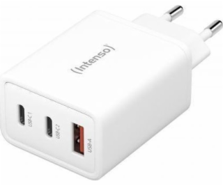 Intenso Power Adapter W65ACC GaN white 2x USB-C 1x USB-A 65W