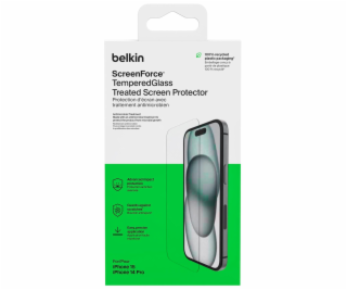 Belkin Screenforce Tempered Gl. antiba.iPhone 15/14Pro  O...