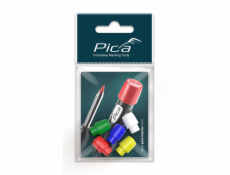 Pica Accessory Set Coloured Caps for Pica-Dry