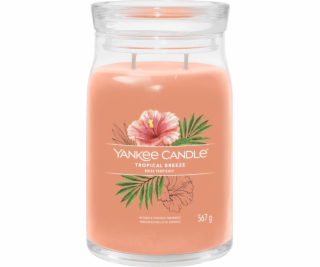 Svíčka ve skleněné dóze Yankee Candle, Tropický vánek, 567 g