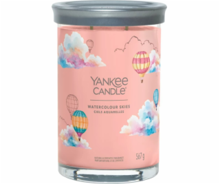 Svíčka ve skleněném válci Yankee Candle, Akvarelová obloh...