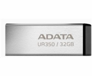 ADATA Flash Disk 32GB UR350, USB 3.2 Dash Drive, kov černá