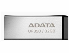 ADATA Flash Disk 32GB UR350, USB 3.2 Dash Drive, kov černá