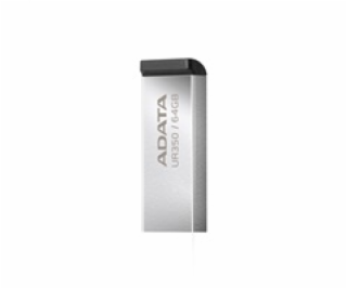 ADATA Flash Disk 64GB UR350, USB 3.2 Dash Drive, kov černá