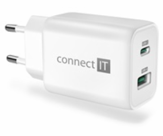 CONNECT IT Wanderer2 GaN nabíjecí adaptér 1×USB-C + 1xUSB...