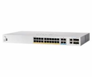 Cisco switch CBS350-24MGP-4X-EU, 20xGbE + 4x2.5GbE, 2x10G...