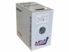 UTP kabel LEXI-Net Cat5E, drát, PVC, bílý, 305m, box