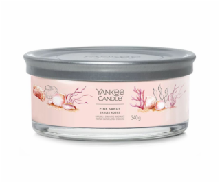 Svíčka ve skleněném válci Yankee Candle, Růžové písky, 340 g