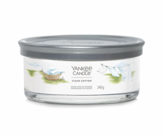 Svíčka ve skleněném válci Yankee Candle, Čistá bavlna, 340 g