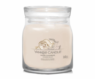 Svíčka ve skleněné dóze Yankee Candle, Hřejivý kašmír, 368 g