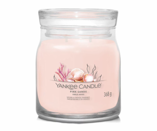 Svíčka ve skleněné dóze Yankee Candle, Růžové písky, 368 g