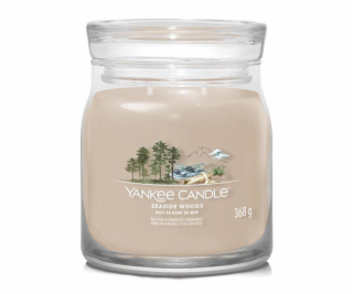 Svíčka ve skleněné dóze Yankee Candle, Přímořská dřeva, 3...